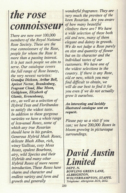 'David Austin Roses Limited (UK)'  photo