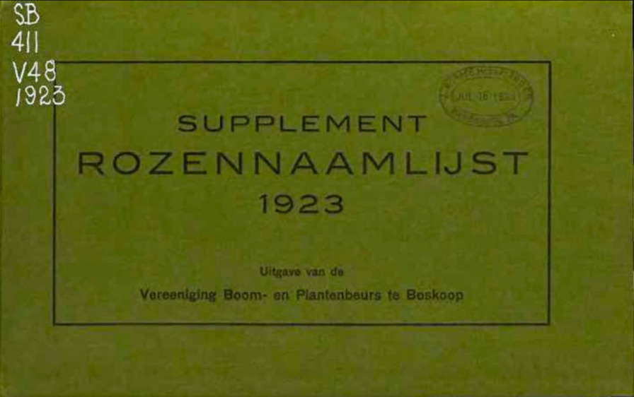 'Association of  the Tree and Plant Stock Exchange in Boskoop - 1923'  photo